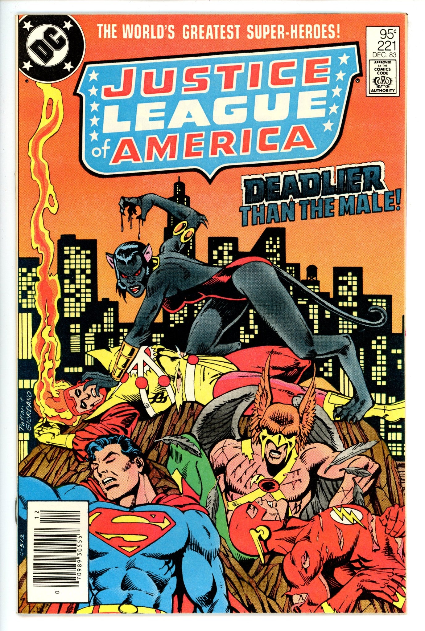 Justice League of America Vol 1 221 Canadian VF+