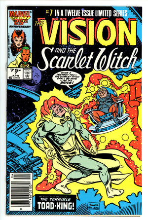 The Vision and the Scarlet Witch Vol 2 7 Newsstand (1986)