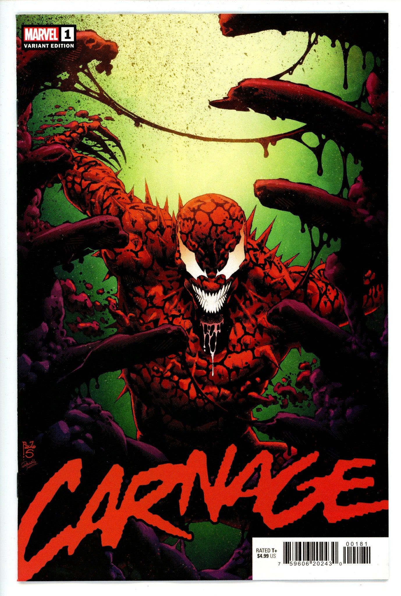 Carnage Vol 3 1 Siqueira Variant NM