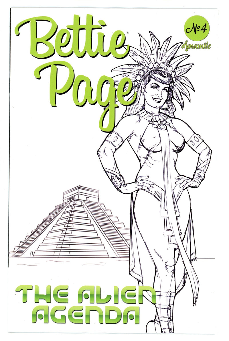Bettie Page Alien Agenda 4 Linsner Variant