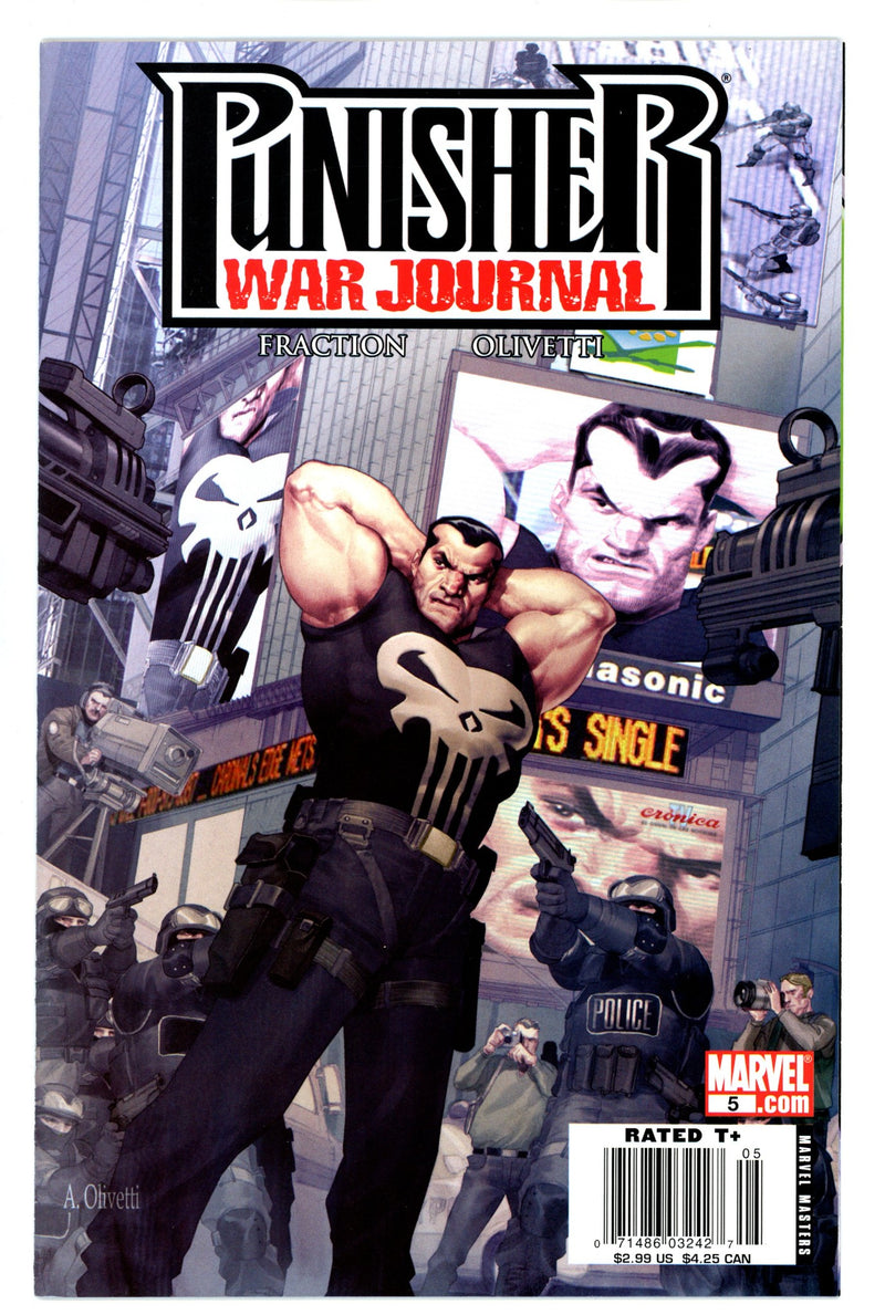 Punisher War Journal Vol 2 5 Newsstand VF