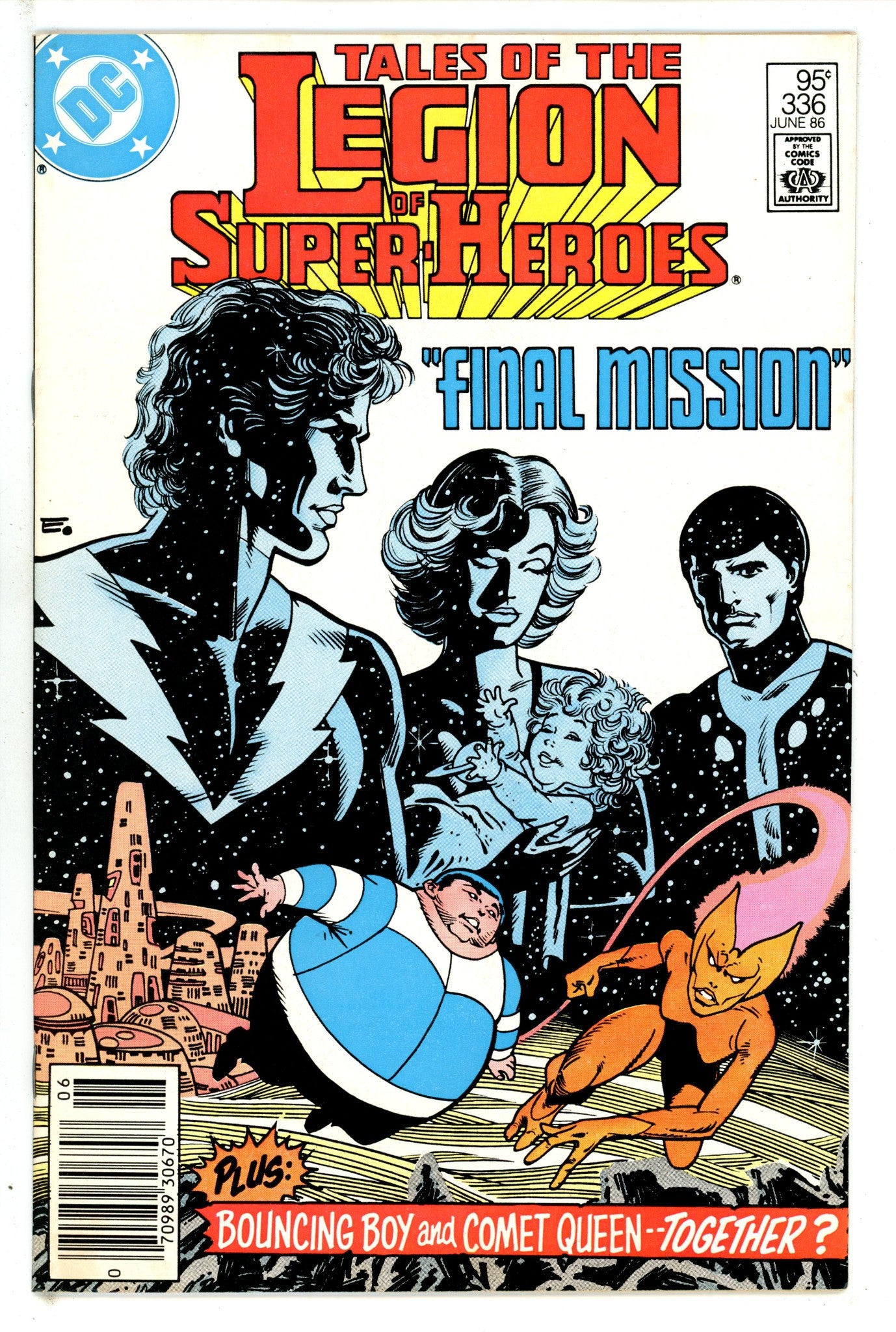 Tales of the Legion of Super-Heroes 336 Canadian Price Variant FN+ (1986)