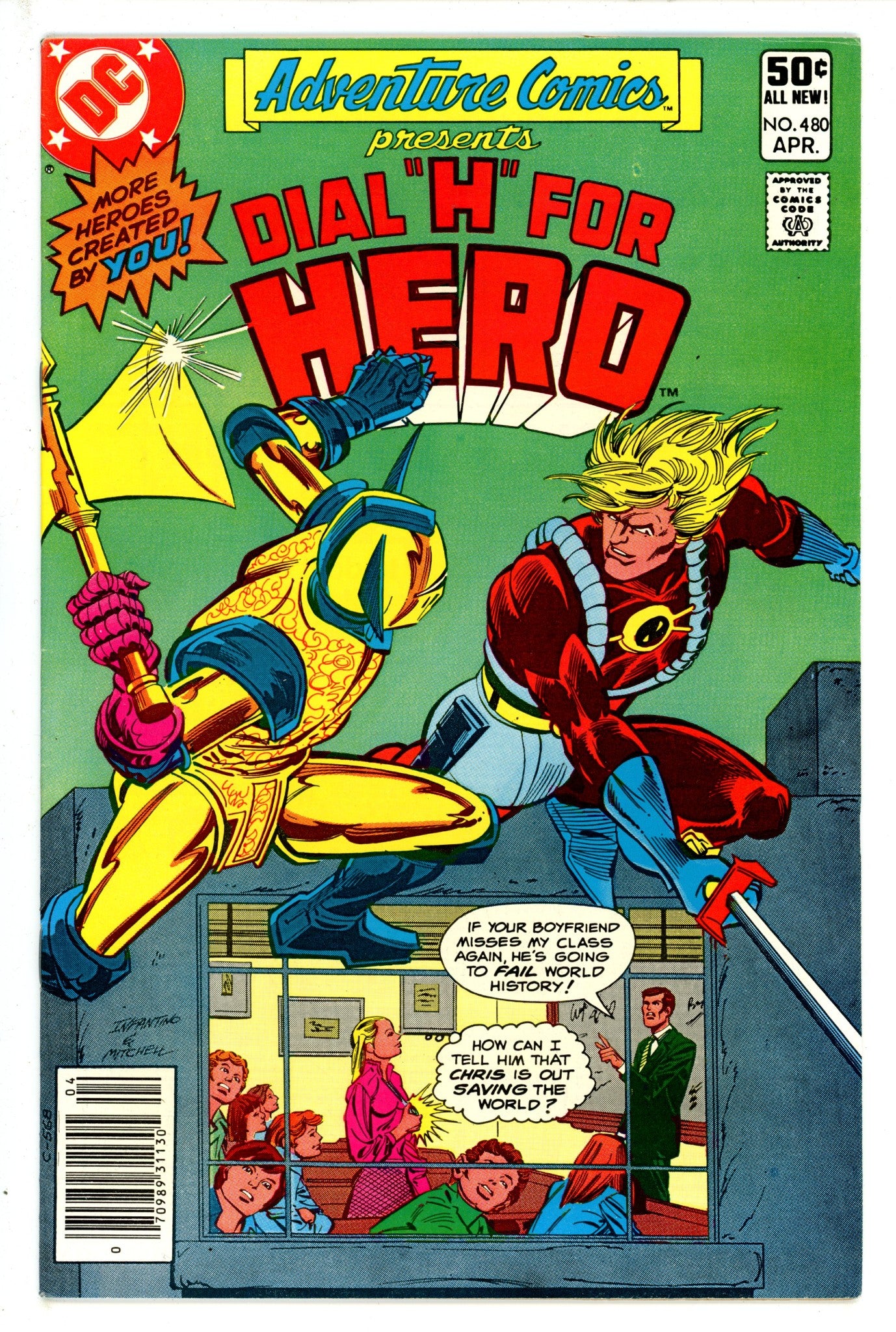 Adventure Comics Vol 1 480 Newsstand (1981)