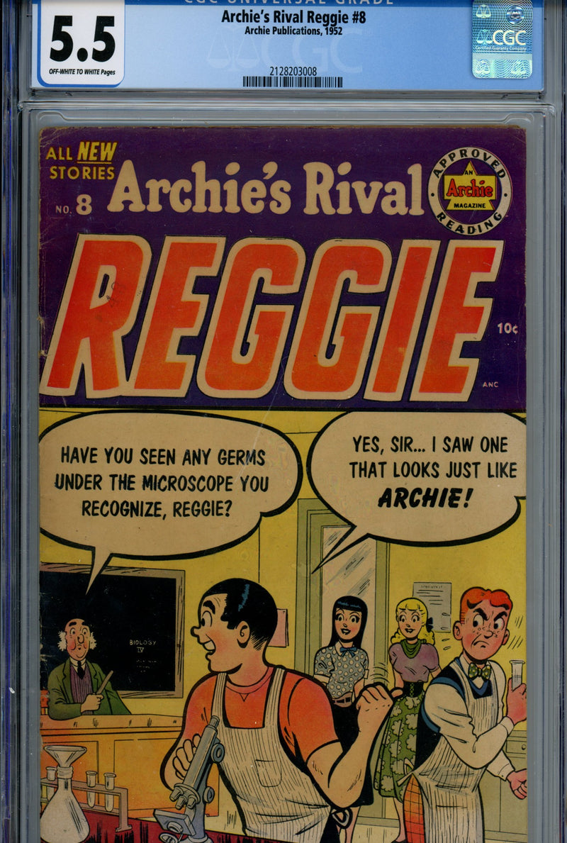 Archie's Rival Reggie 8 CGC 5.5 (1952)