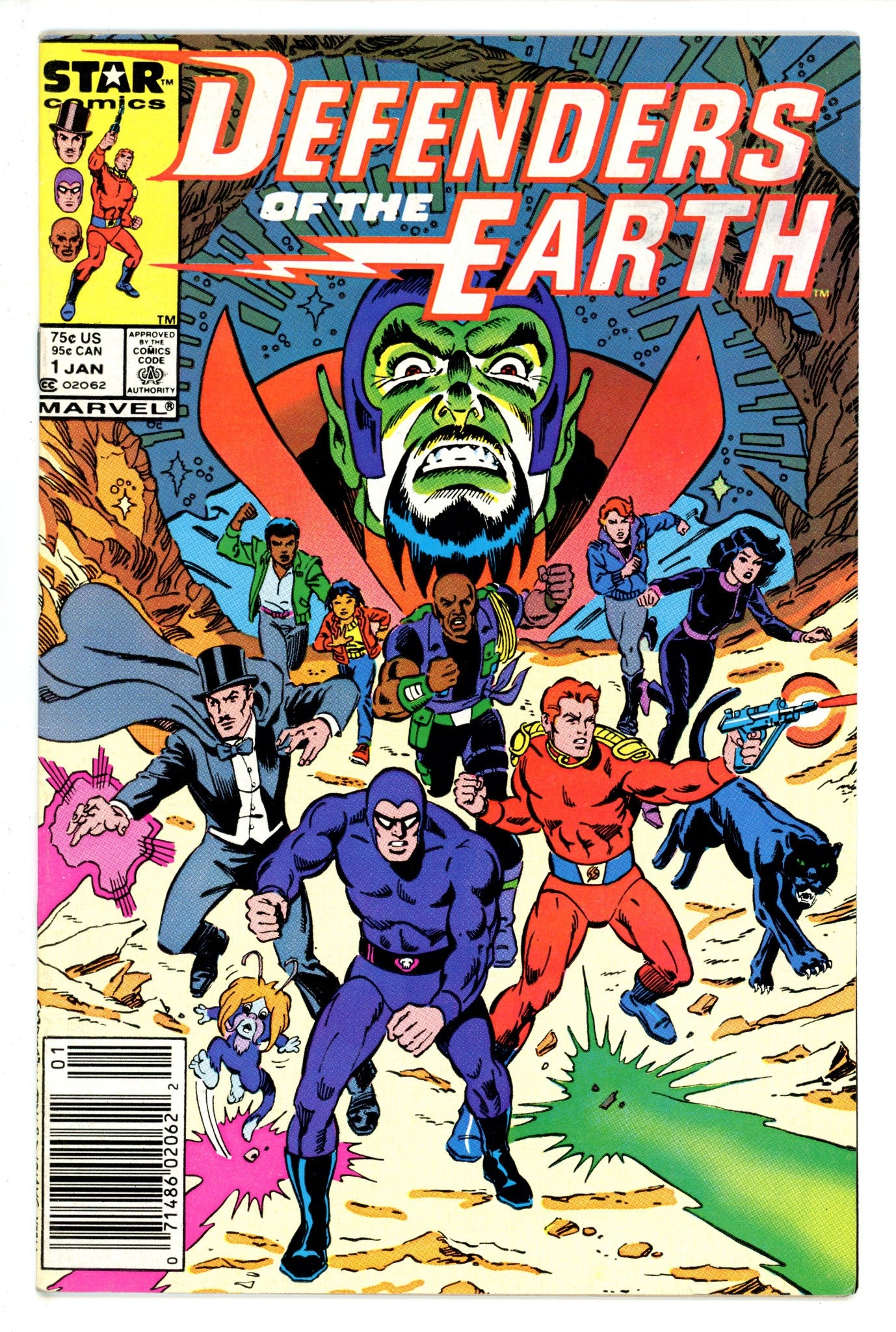 Defenders of the Earth 1 Newsstand FN- (1987)