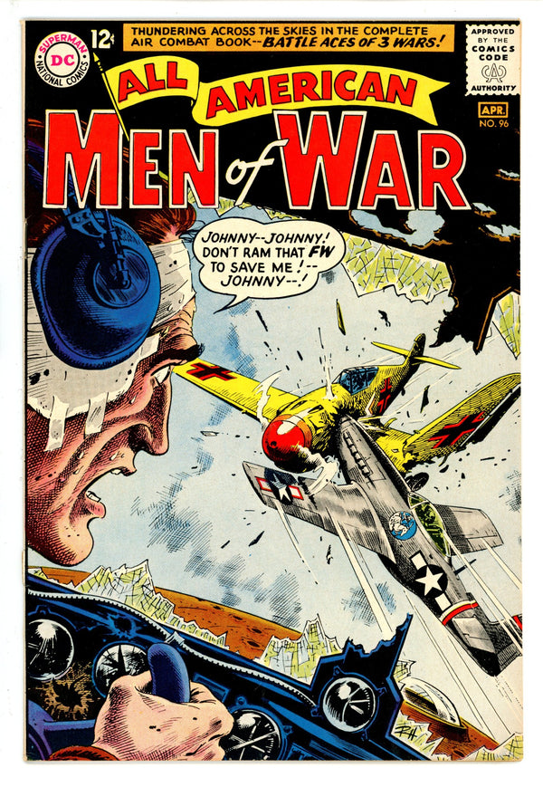 All-American Men of War 96 Bottom Staple Detached Apparent VF+