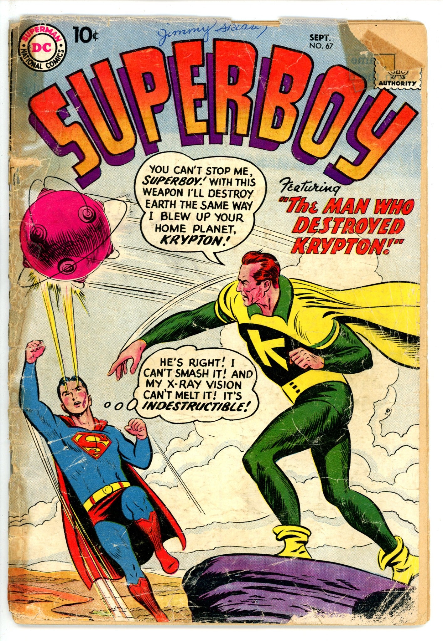 Superboy Vol 1 67 PR