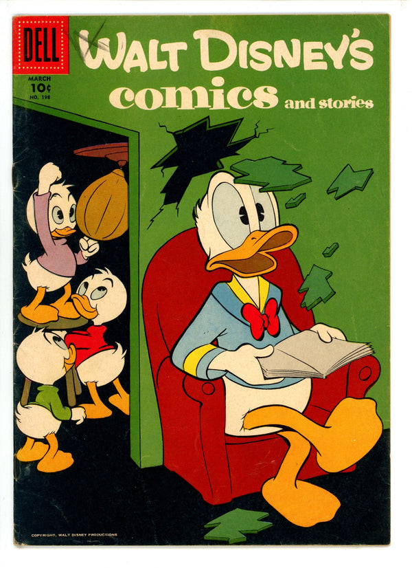 Walt Disney's Comics and Stories Vol 17 6 (198) VG/FN (1957)