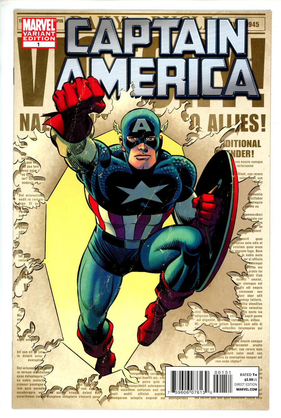 Captain America Vol 6 1 Romita Variant NM