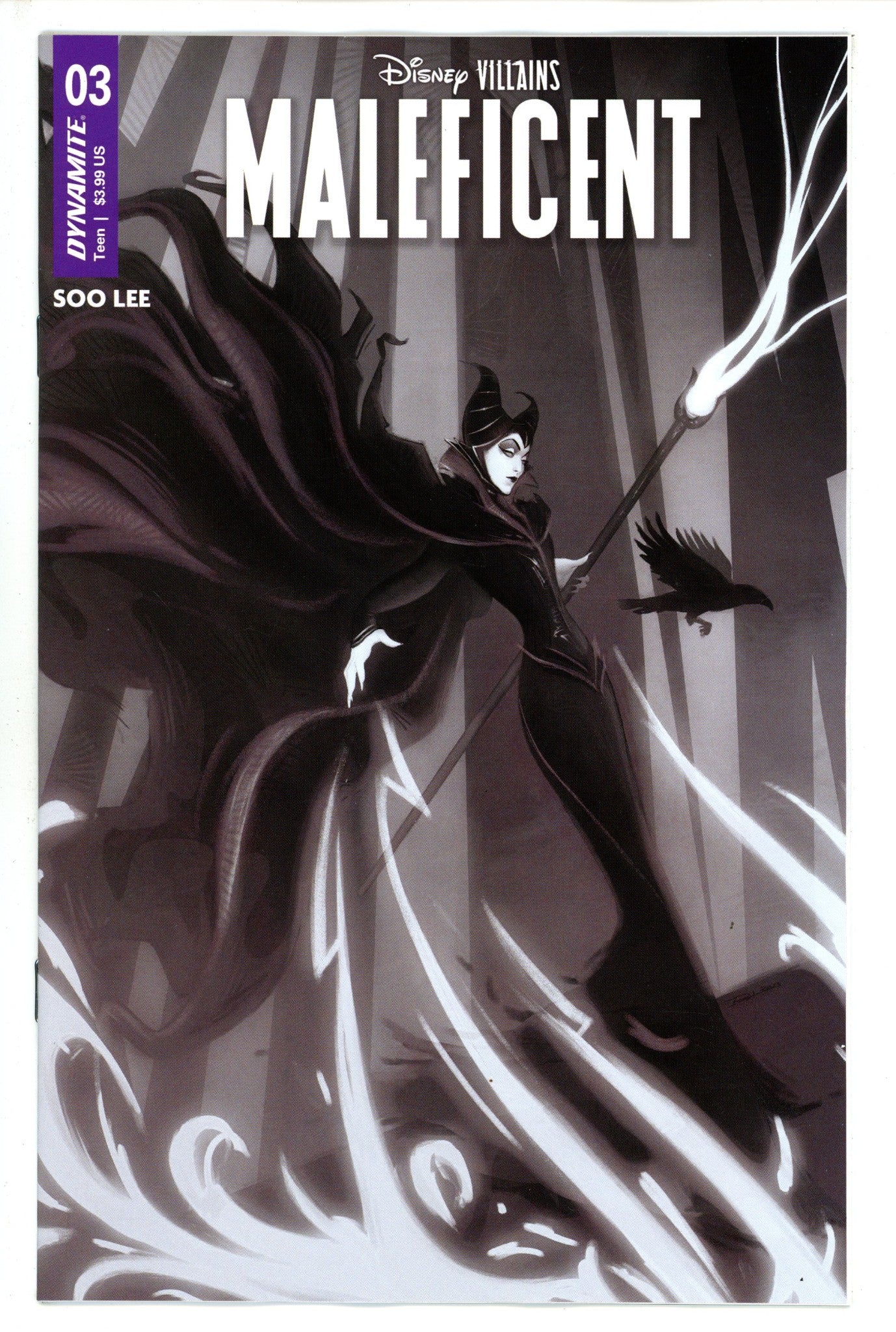 Disney Villains Maleficent 3 Puebla B&W Incentive Variant (2023)