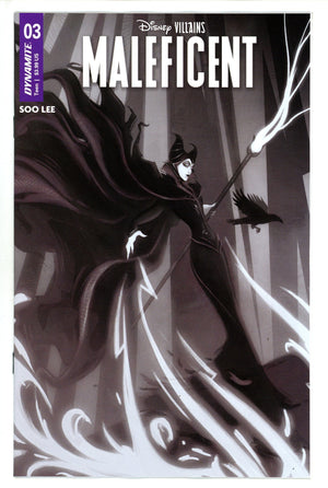 Disney Villains Maleficent 3 Puebla B&W Incentive Variant (2023)