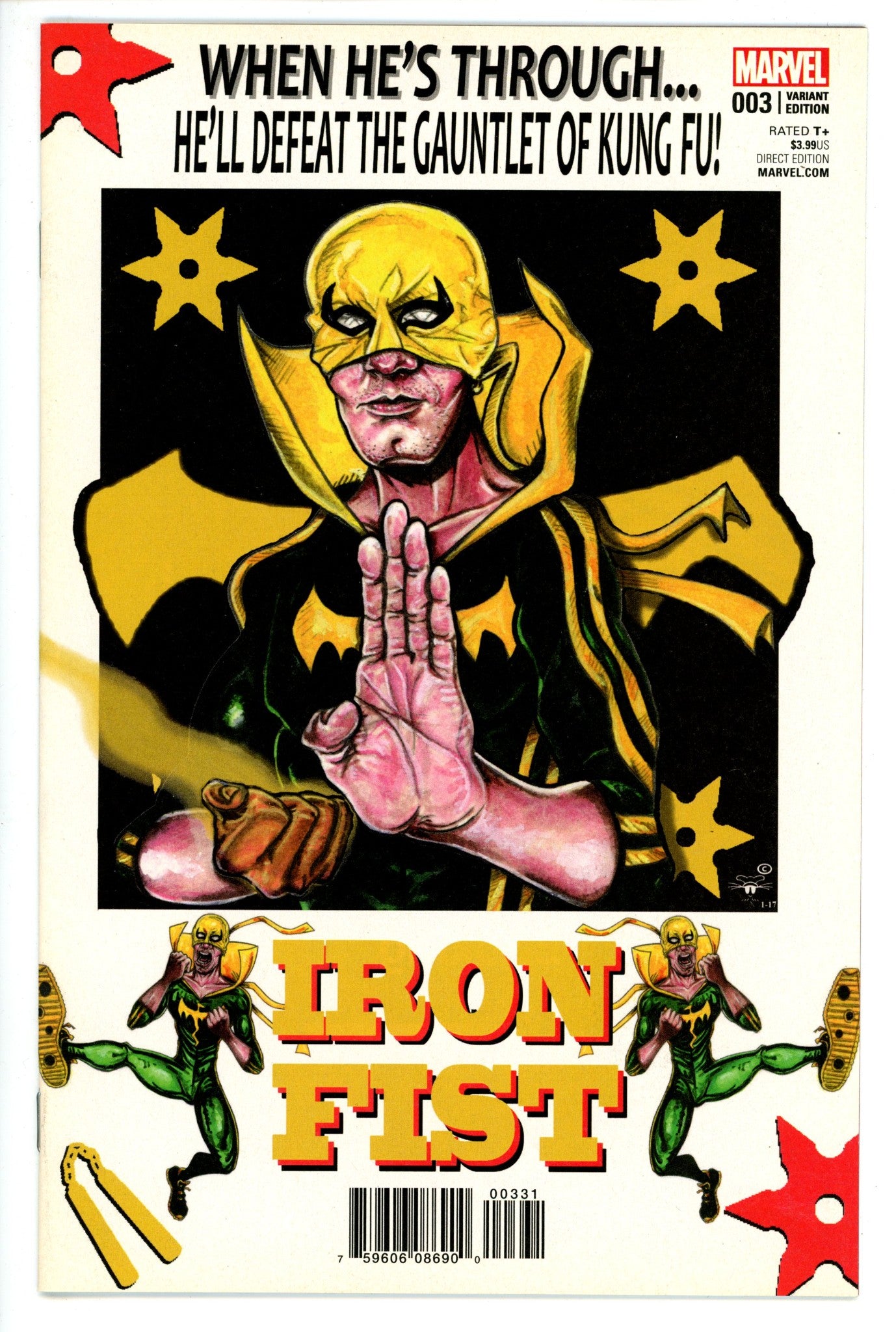 Iron Fist Vol 3 3 Davis Variant