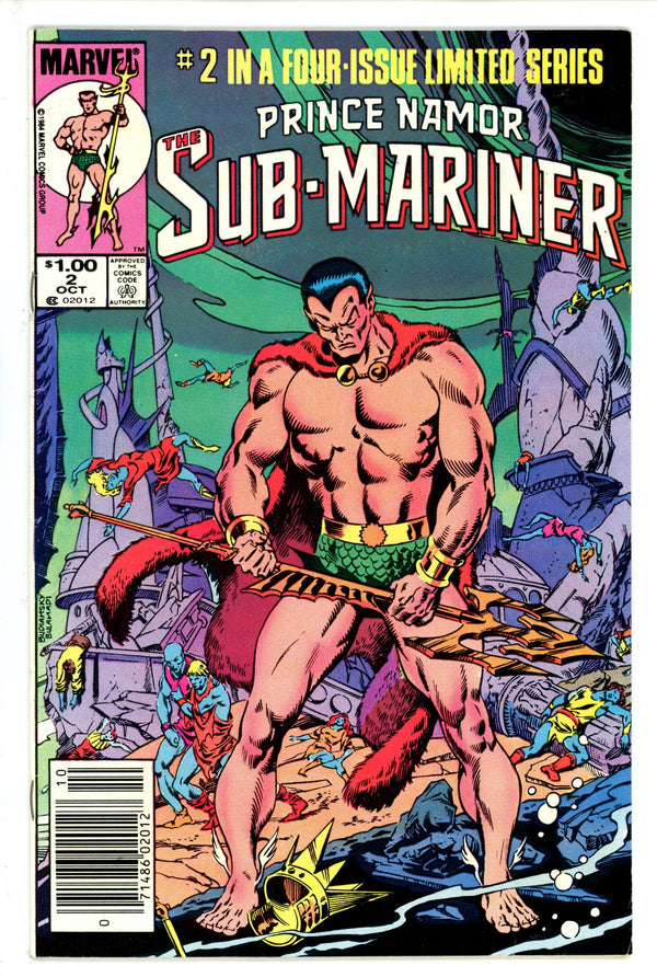 Prince Namor, the Sub-Mariner 2 Canadian Price Variant FN (1984)