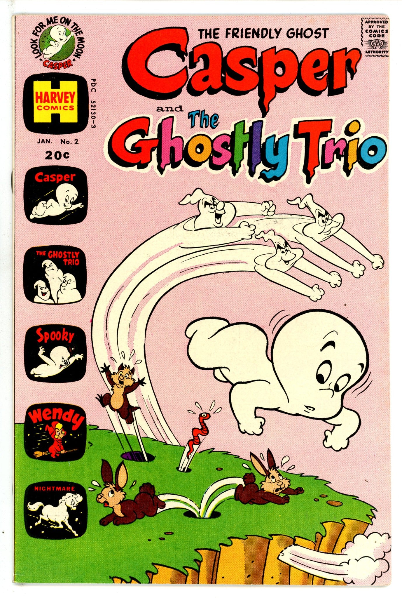 Casper and the Ghostly Trio 2 VF+ (1973)