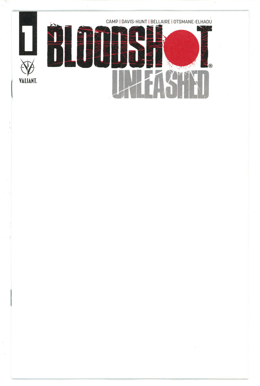 Bloodshot Unleashed 1 Blank Variant (2022)