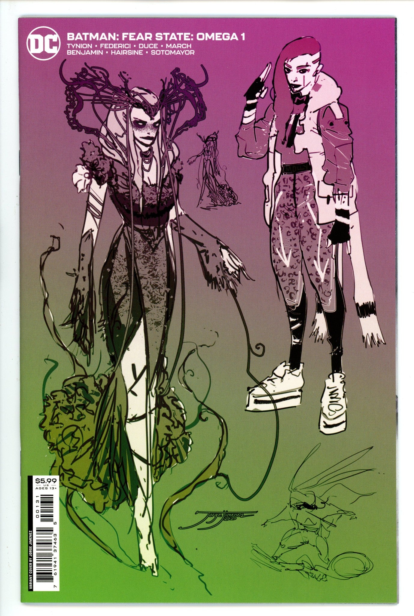 Batman Fear State Omega 1 Jimenez Variant