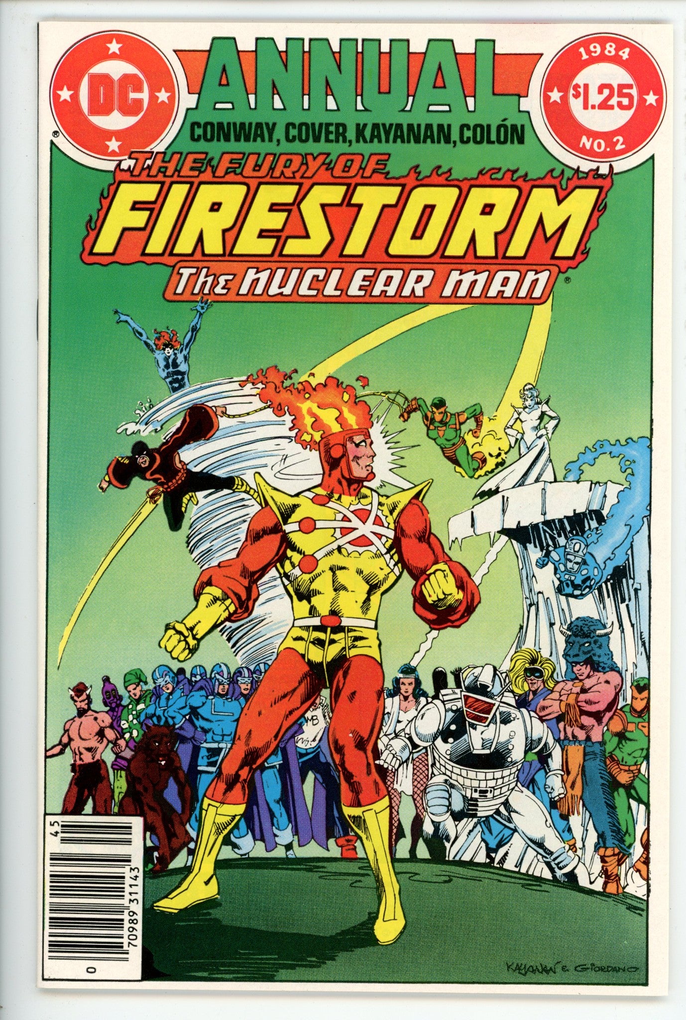 Fury of Firestorm Annual Vol 2 2 Newsstand