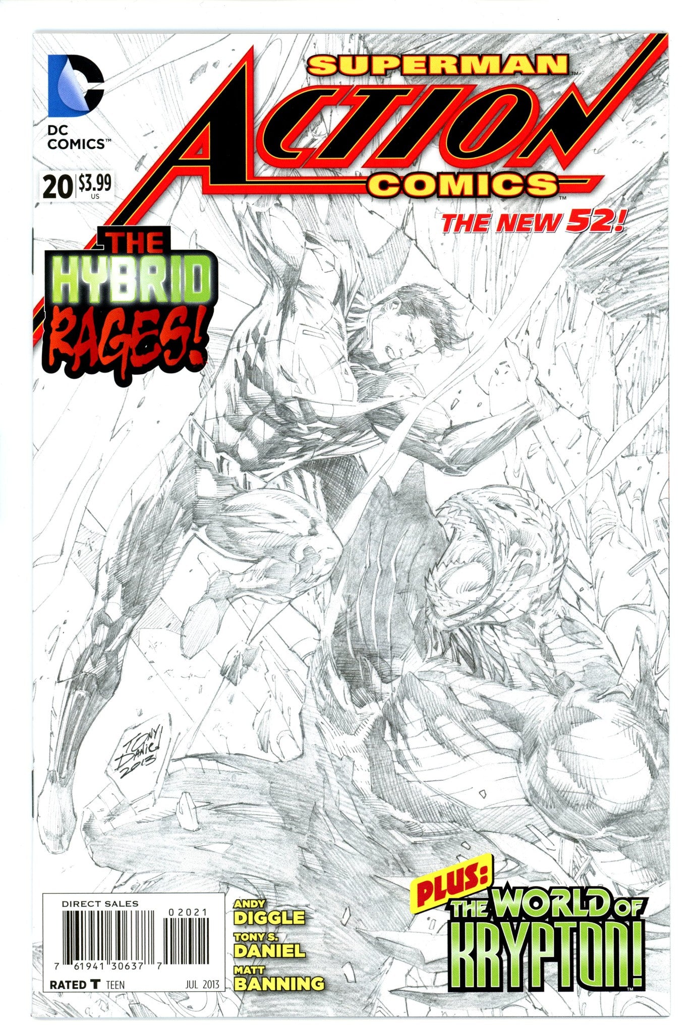 Action Comics Vol 2 20 Variant VF/NM