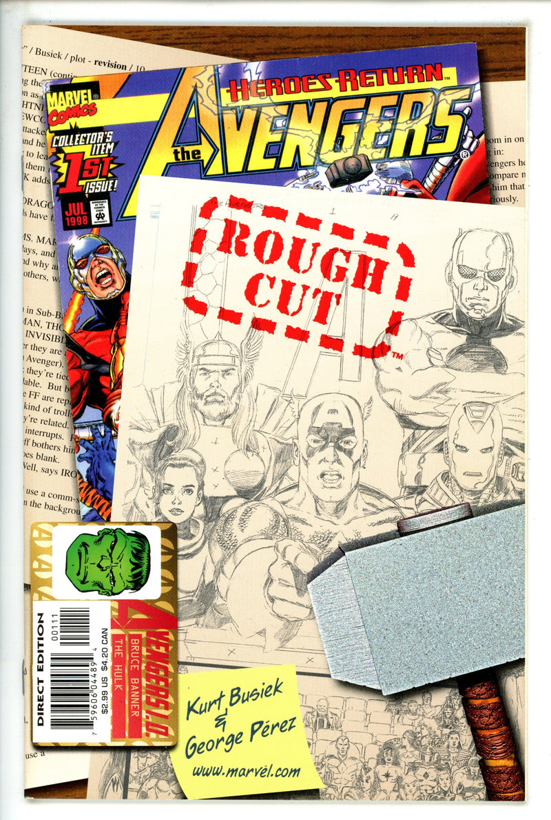 Avengers Vol 3 1 Rough Cut Variant (1997)