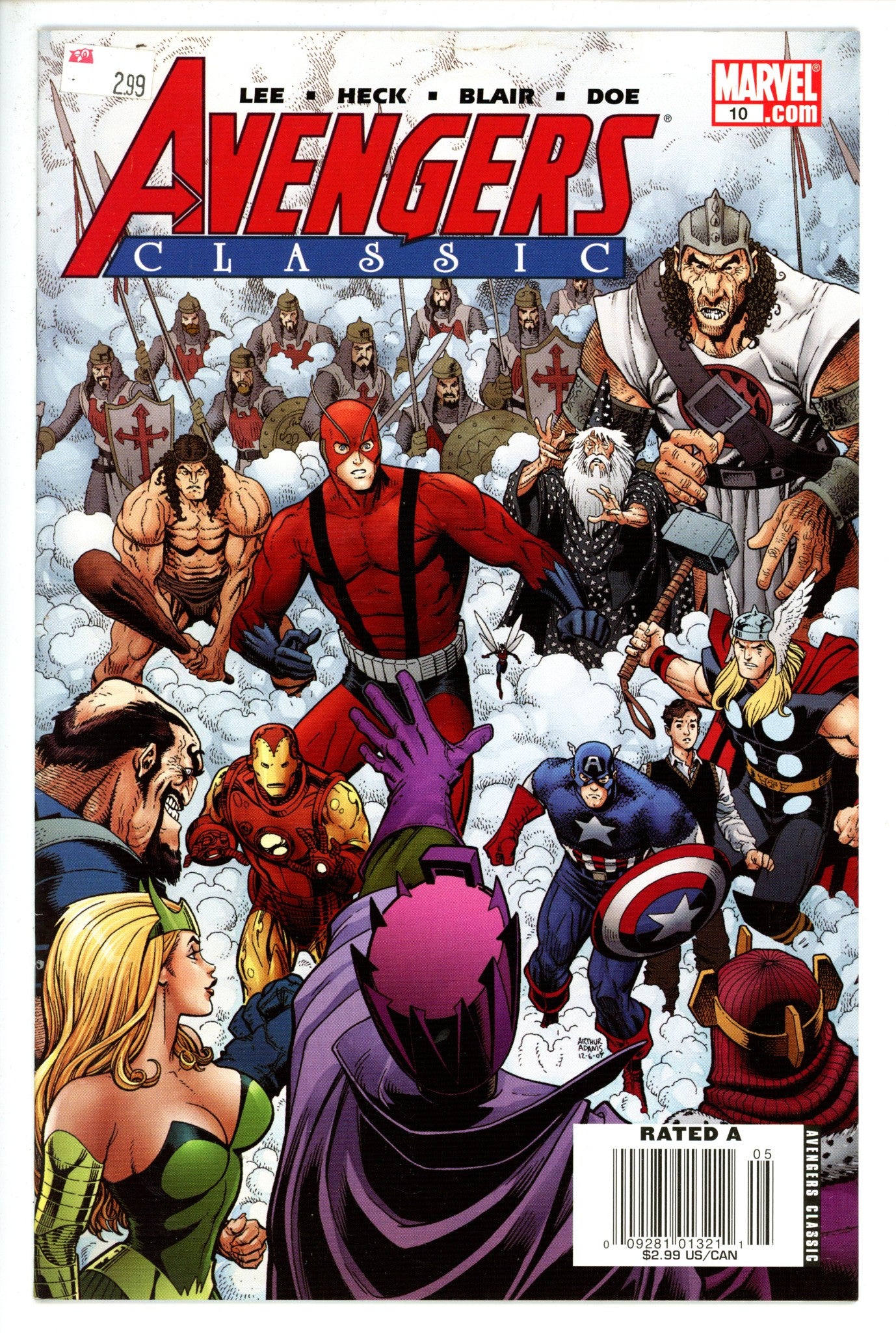 Avengers Classic 10 Newsstand FN-