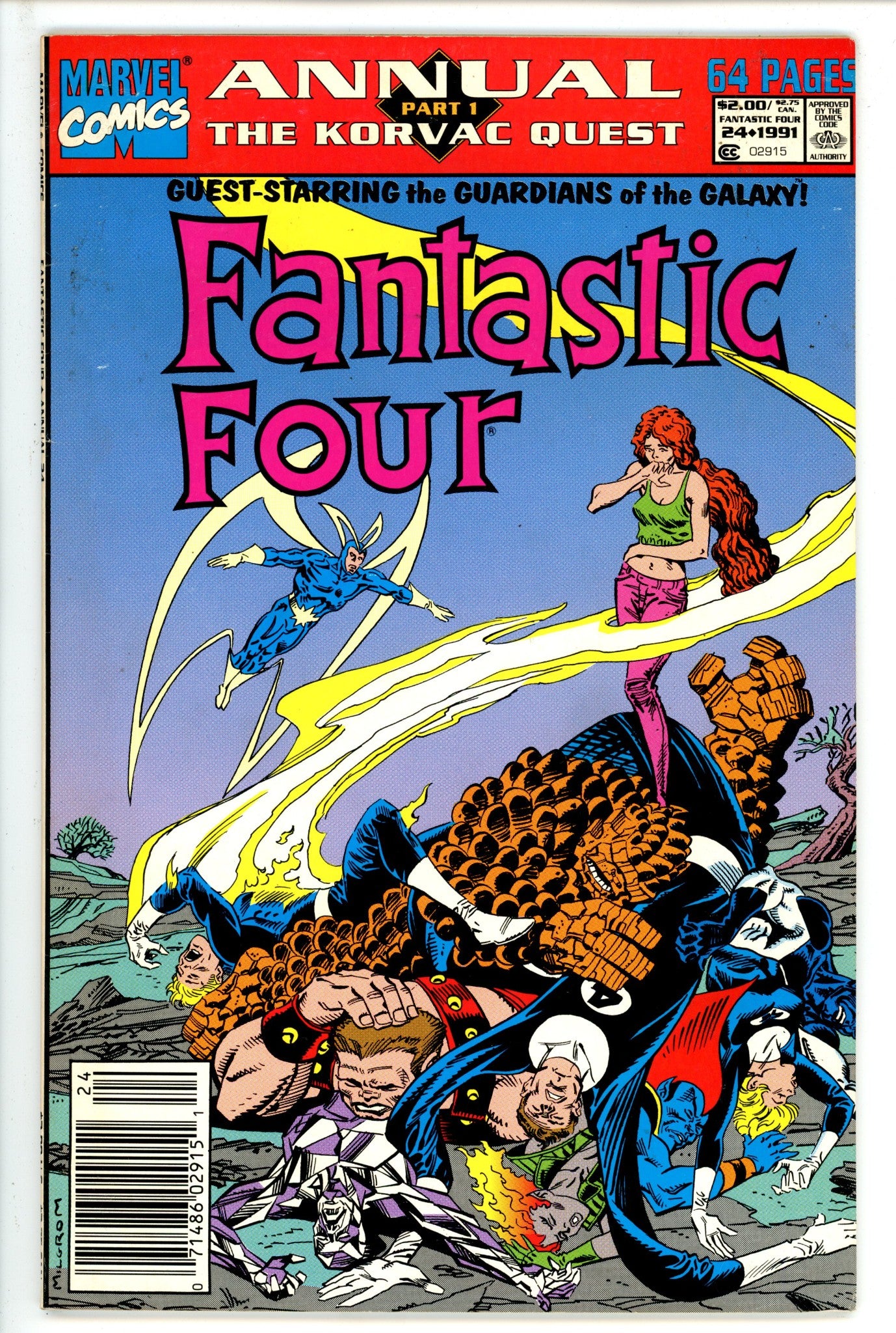 Fantastic Four Annual Vol 1 24 Newsstand (1991)