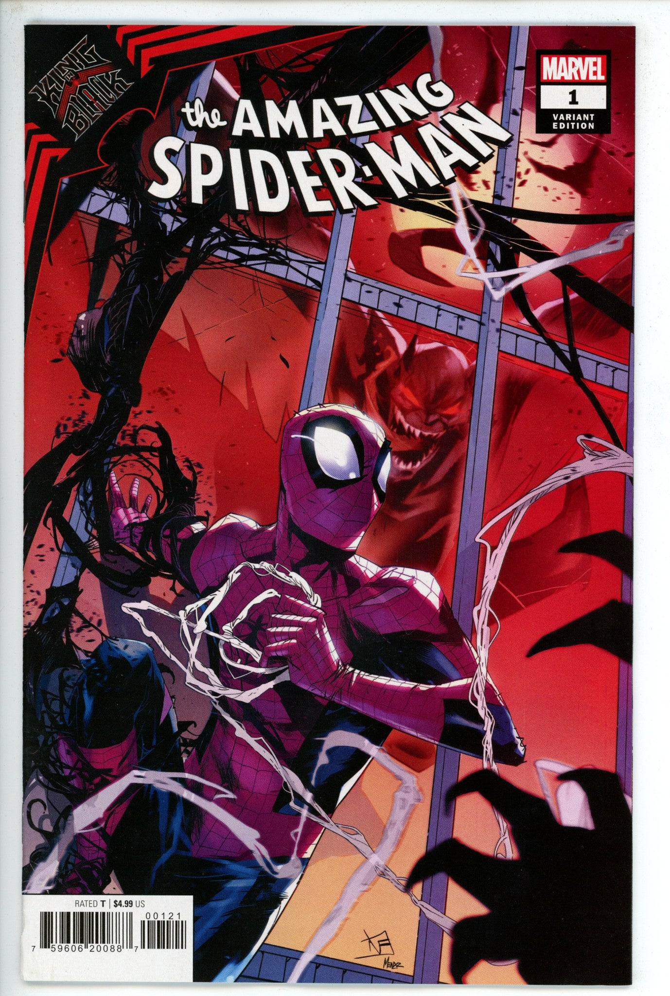 King in Black Spider-Man 1 Vincentini Variant-Marvel-CaptCan Comics Inc