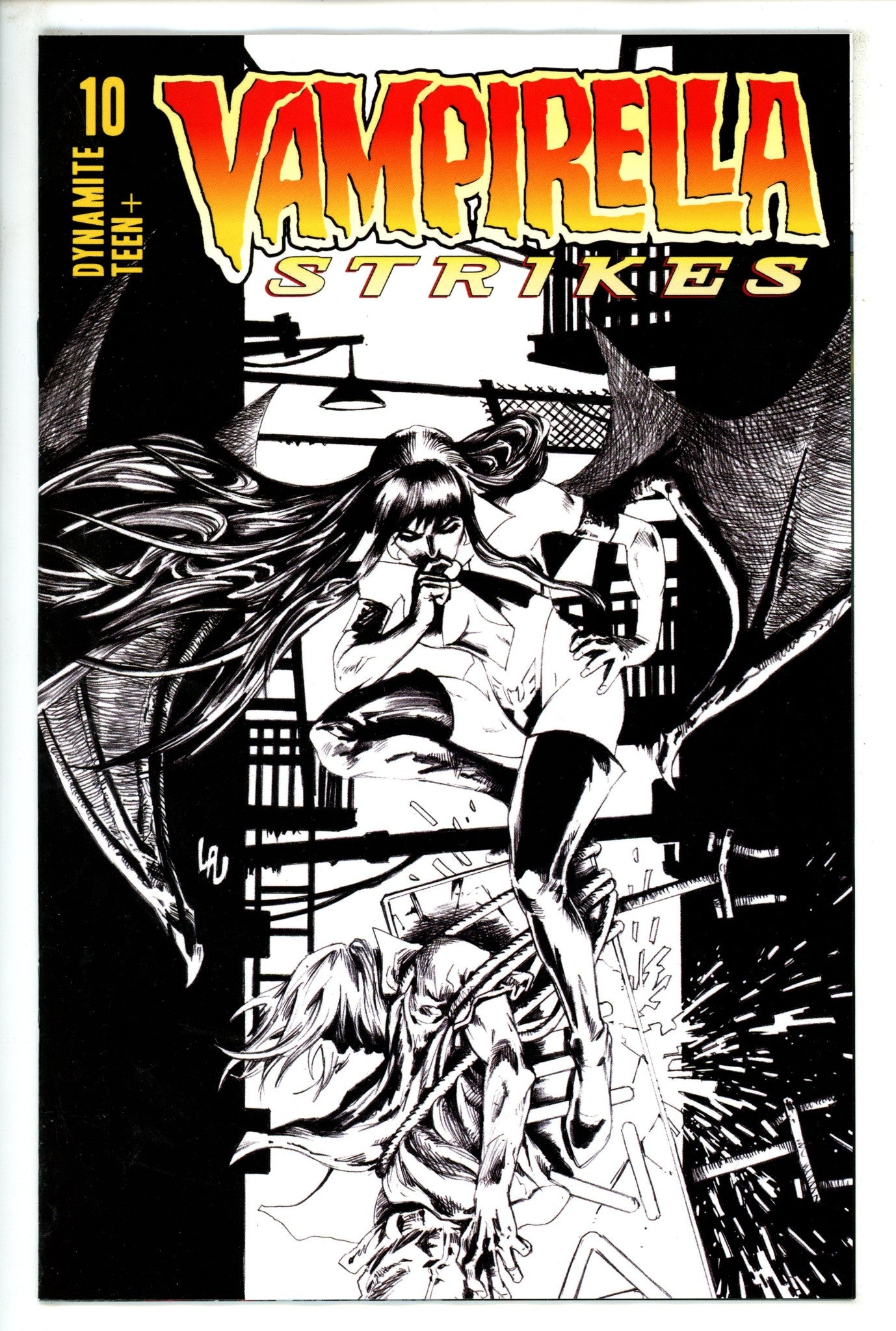 Vampirella Strikes 10 Lau B&W Incentive Variant (2023)