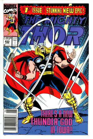 Thor Vol 1 433 Newsstand (1991)