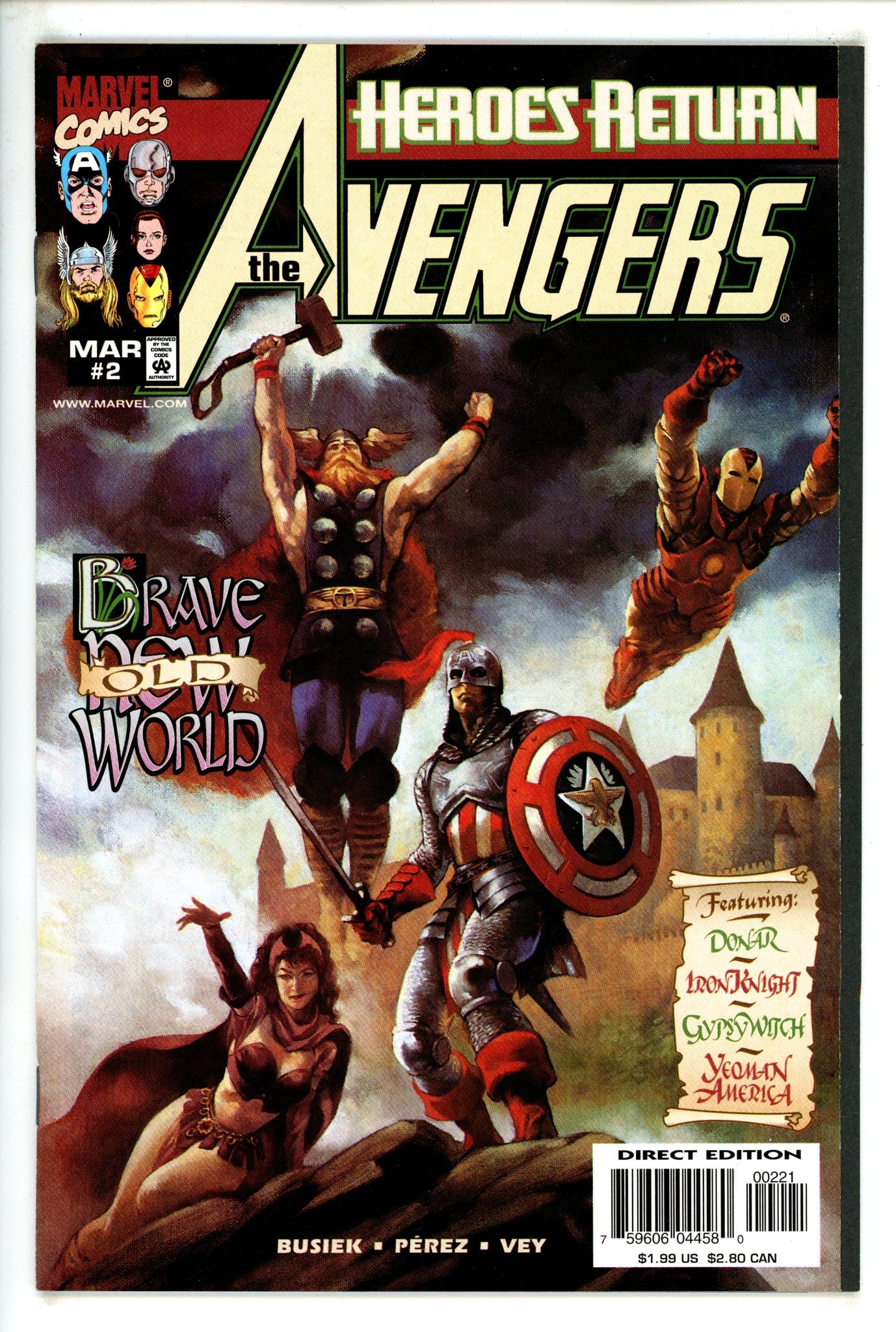 Avengers Vol 3 2 Lago Variant (1998)
