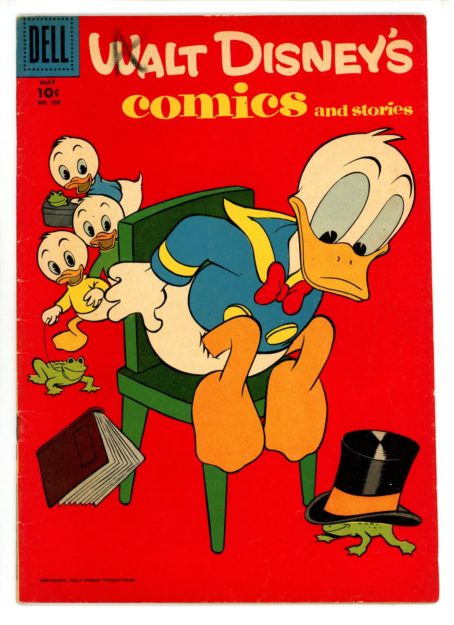 Walt Disney's Comics and Stories Vol 17 8 (200) VG/FN (1957)