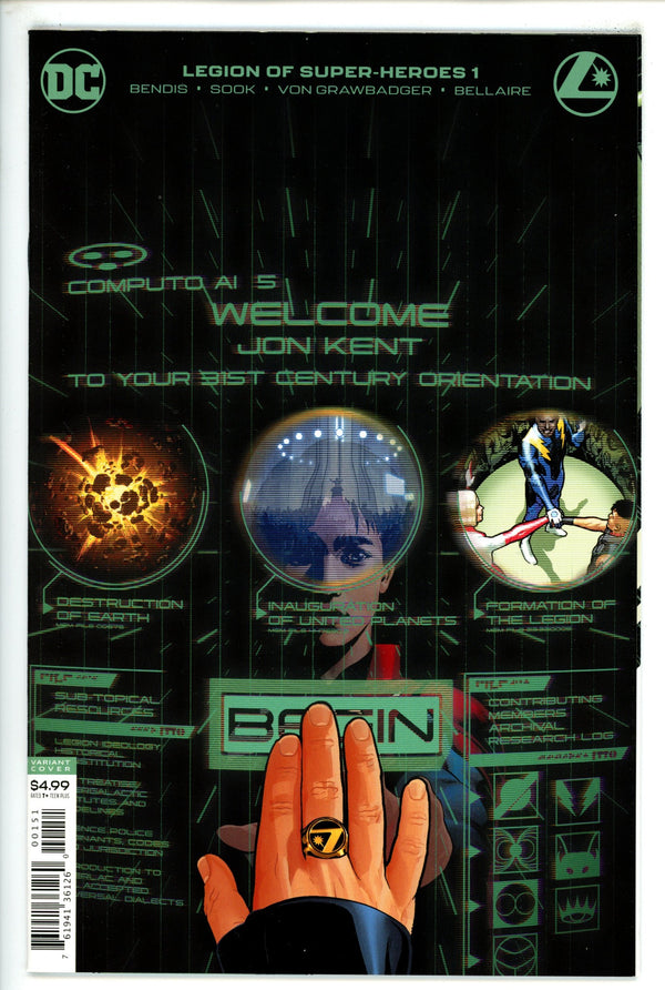 Legion of Super-Heroes Vol 8 1 Sook Variant