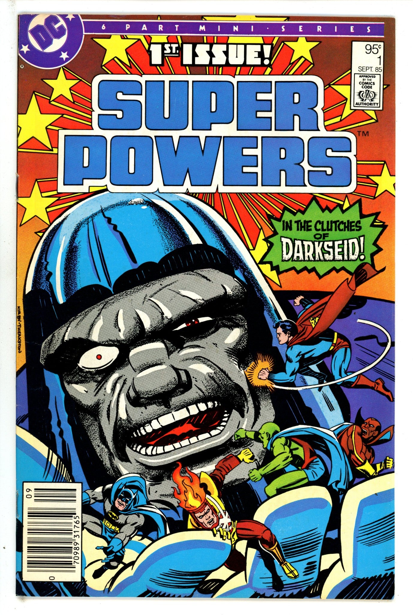 Super Powers Vol 2 1 Canadian Price Variant VF (1985)