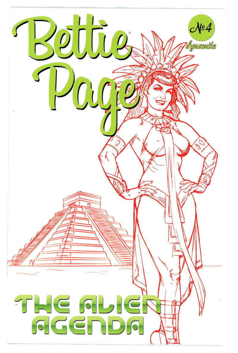 Bettie Page Alien Agenda 4 Linsner Variant (2022)