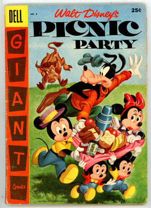 Walt Disney's Picnic Party 8 VG (1957)