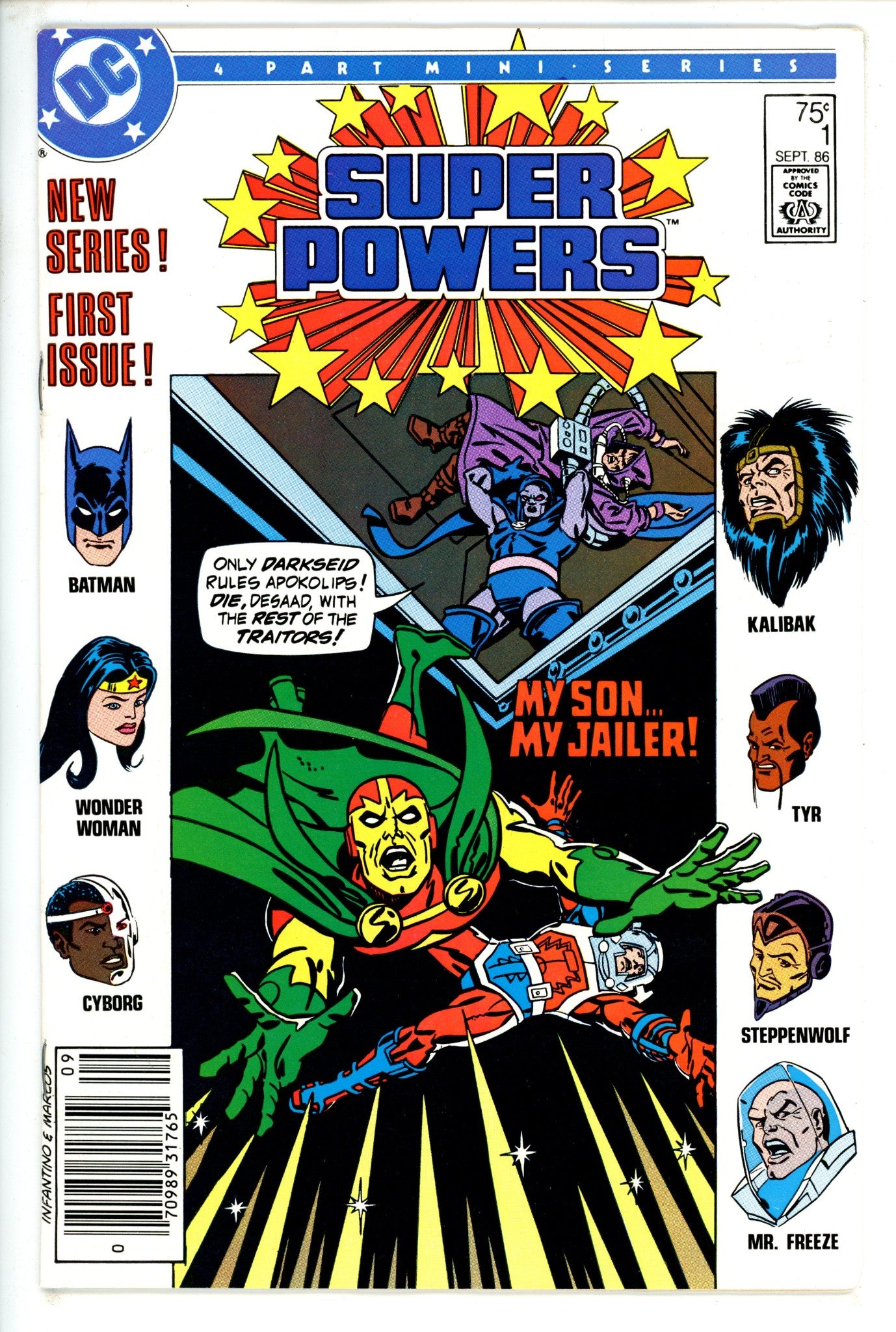 Super Powers Vol 3 1 Newsstand (1986)