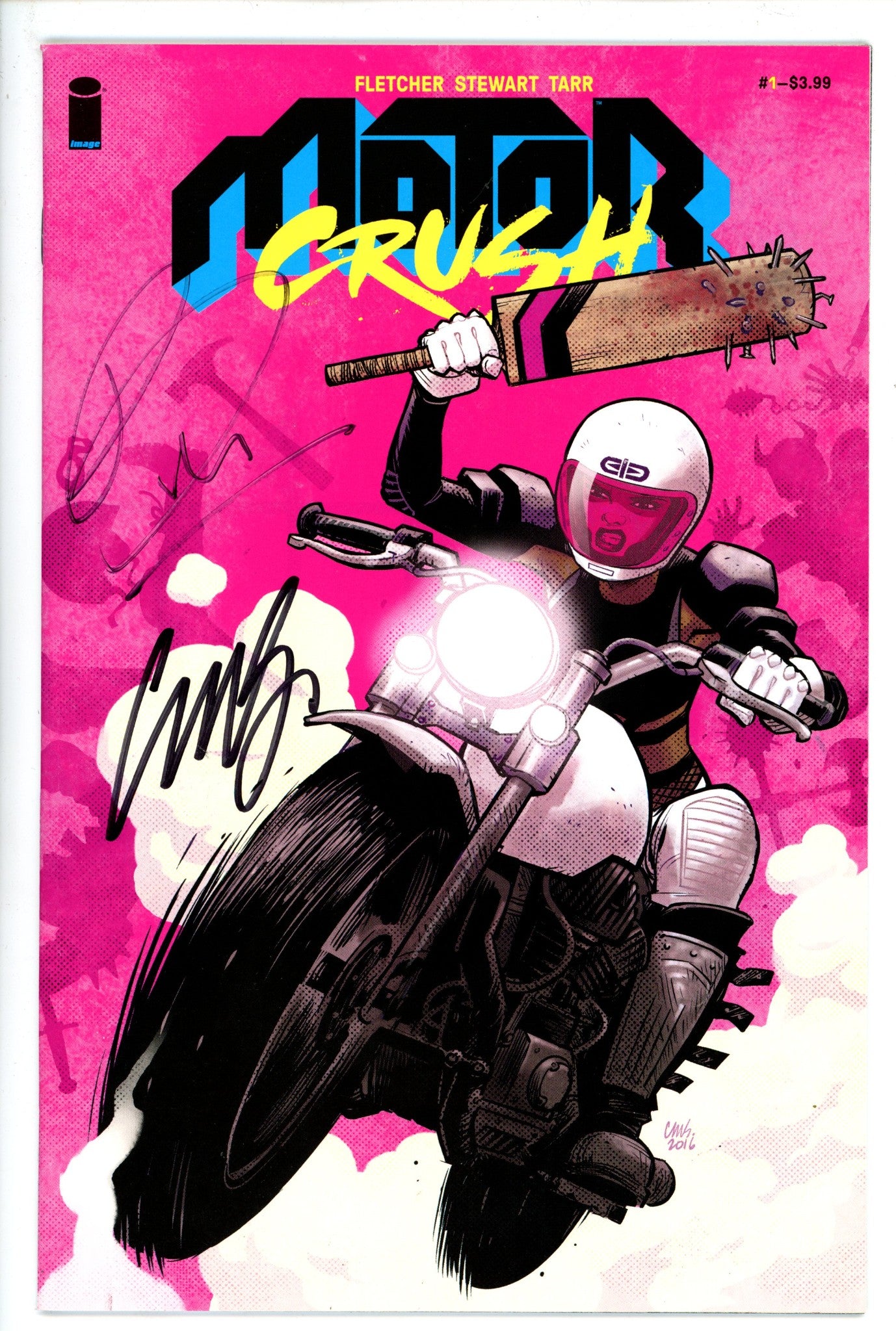 Motor Crush 1 Signed Fletcher and Tarr