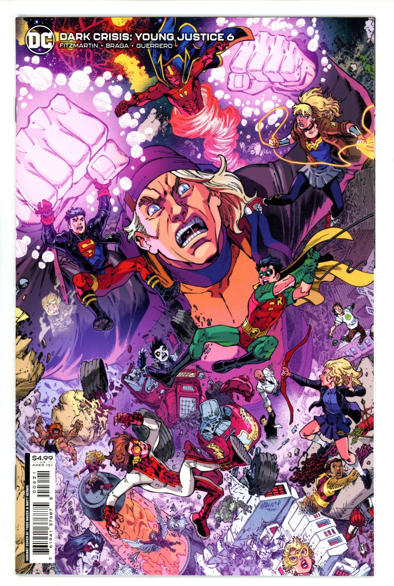 Dark Crisis Young Justice 6 Nauck Variant