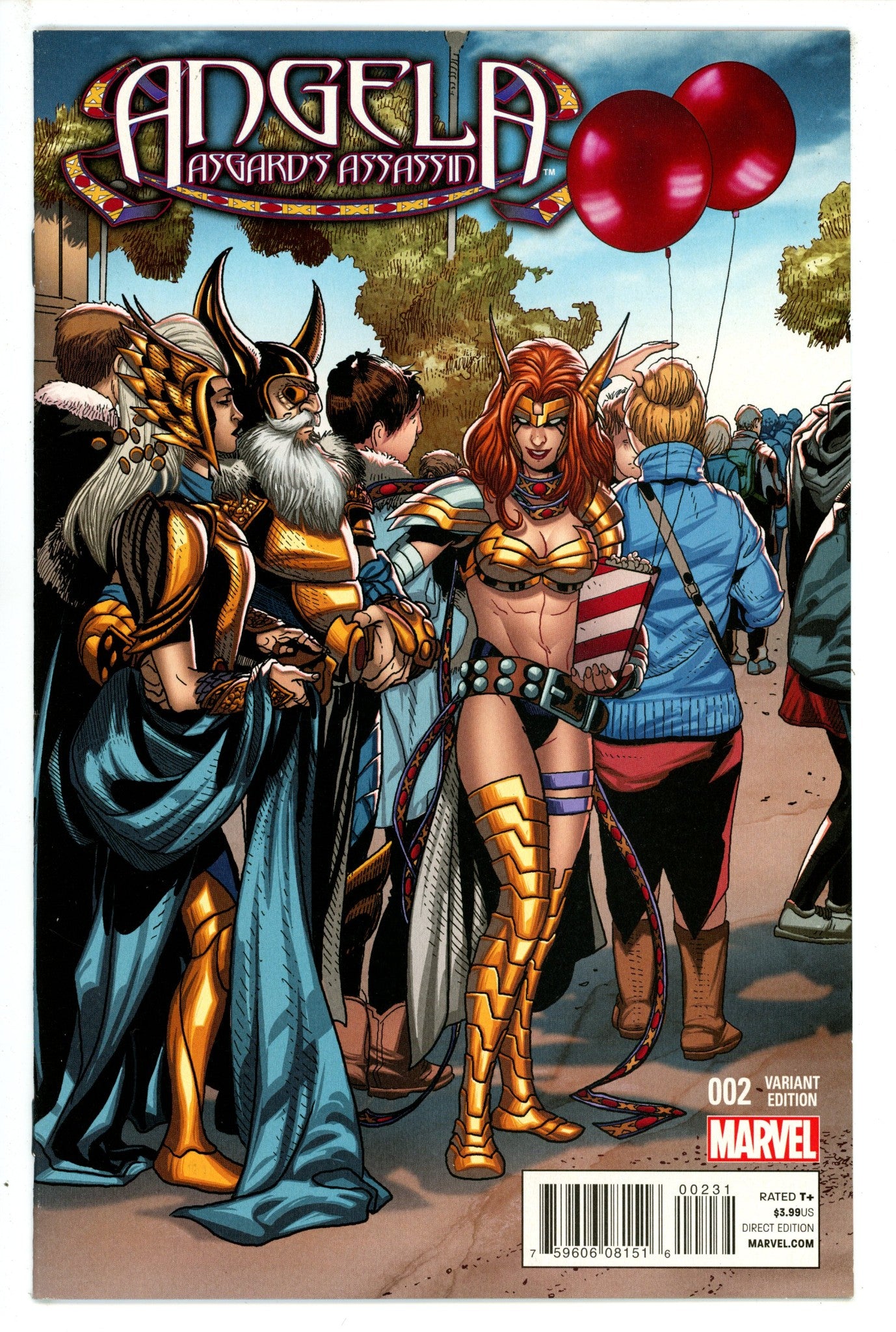 Angela: Asgard's Assassin 2 Weclome Home Incentive Variant (2015)