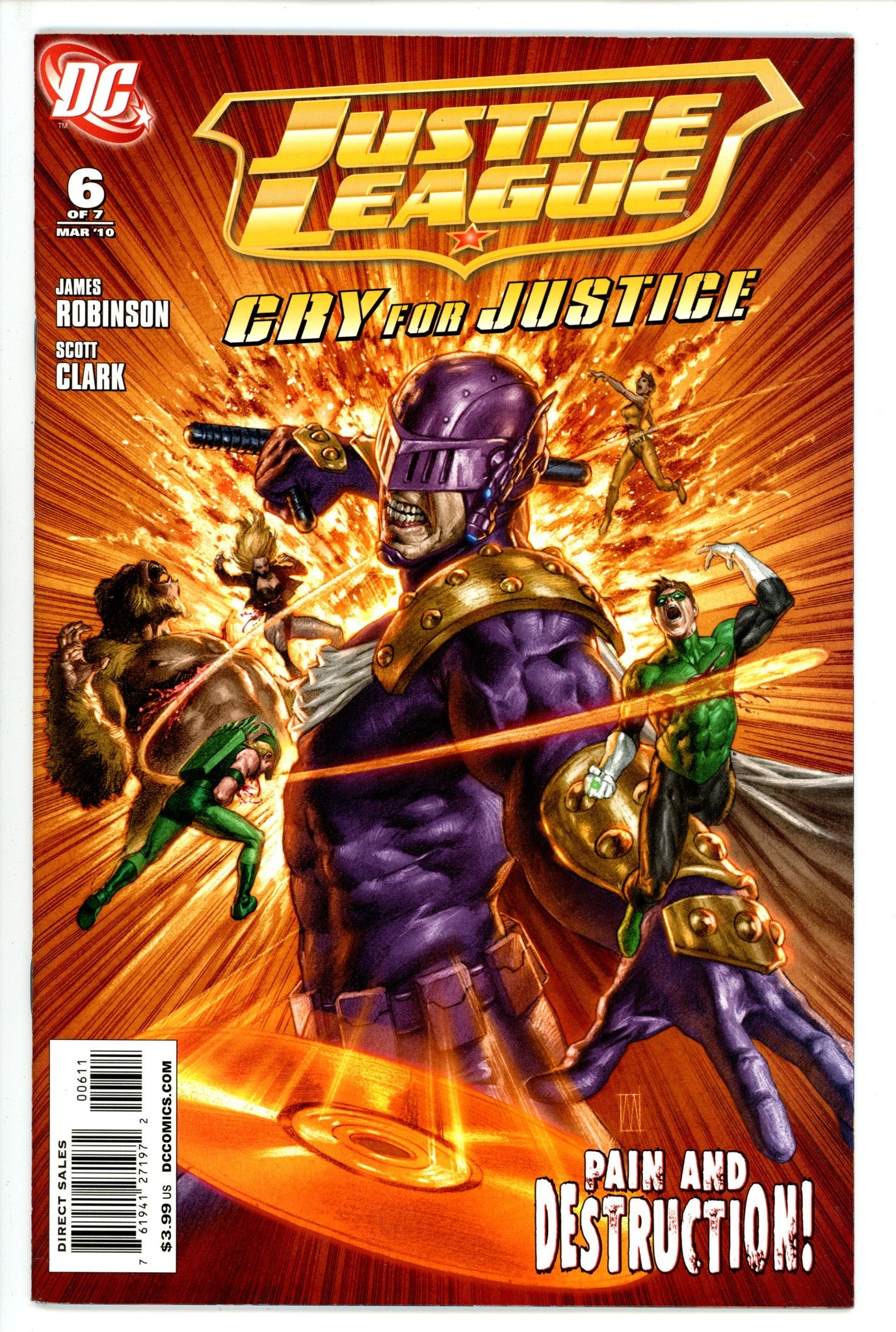 Justice League: Cry for Justice 6 (2010)