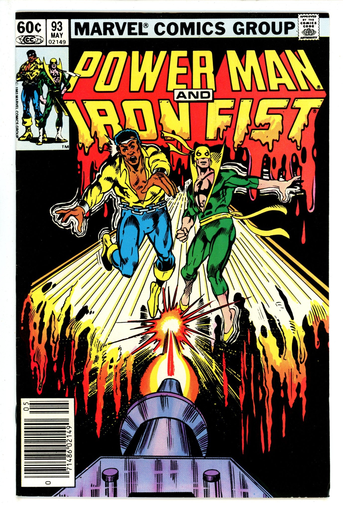 Power Man and Iron Fist Vol 1 93 Newsstand (1983)