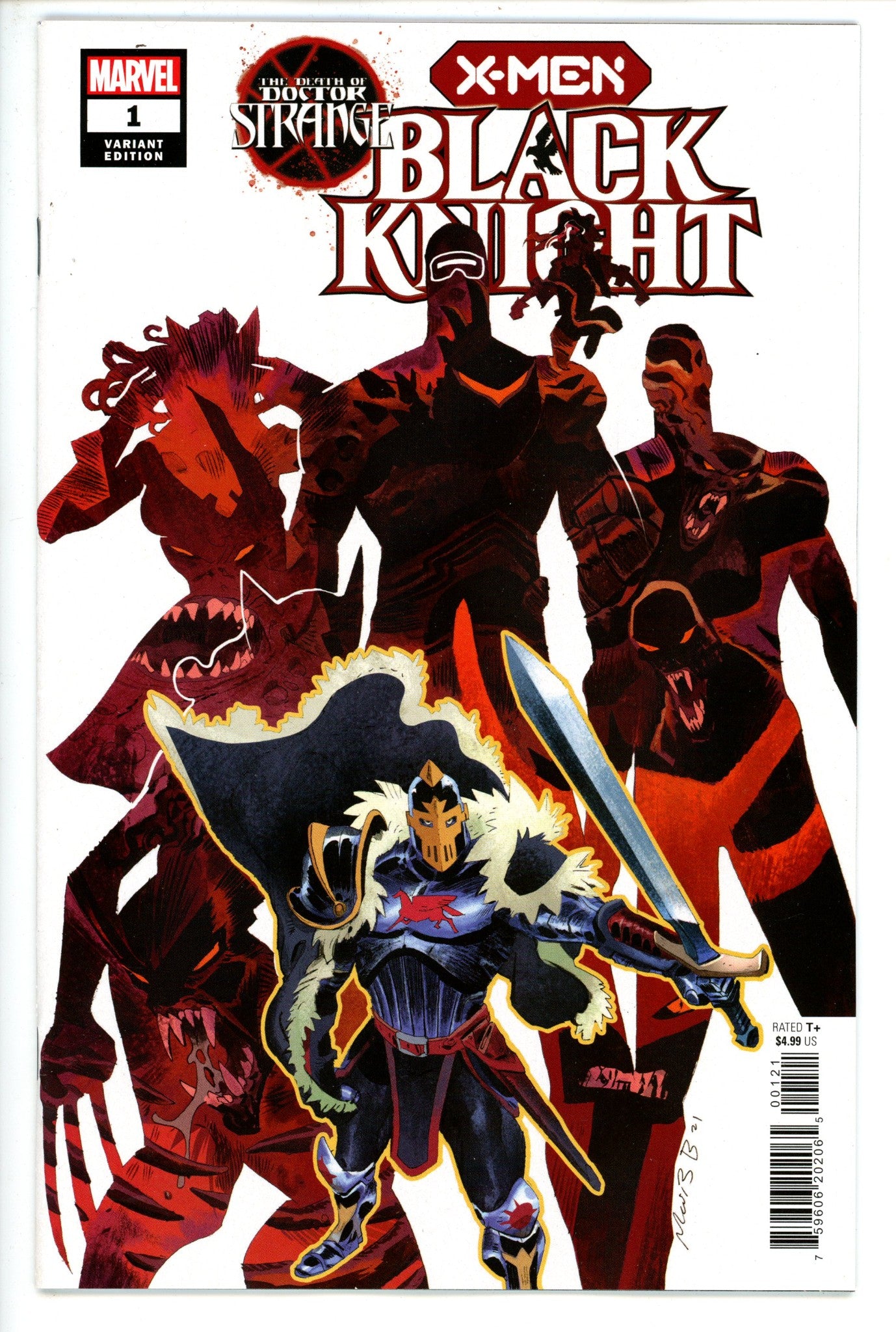 Death of Doctor Strange X-Men Black Knight 1 Bergara Variant (2022)