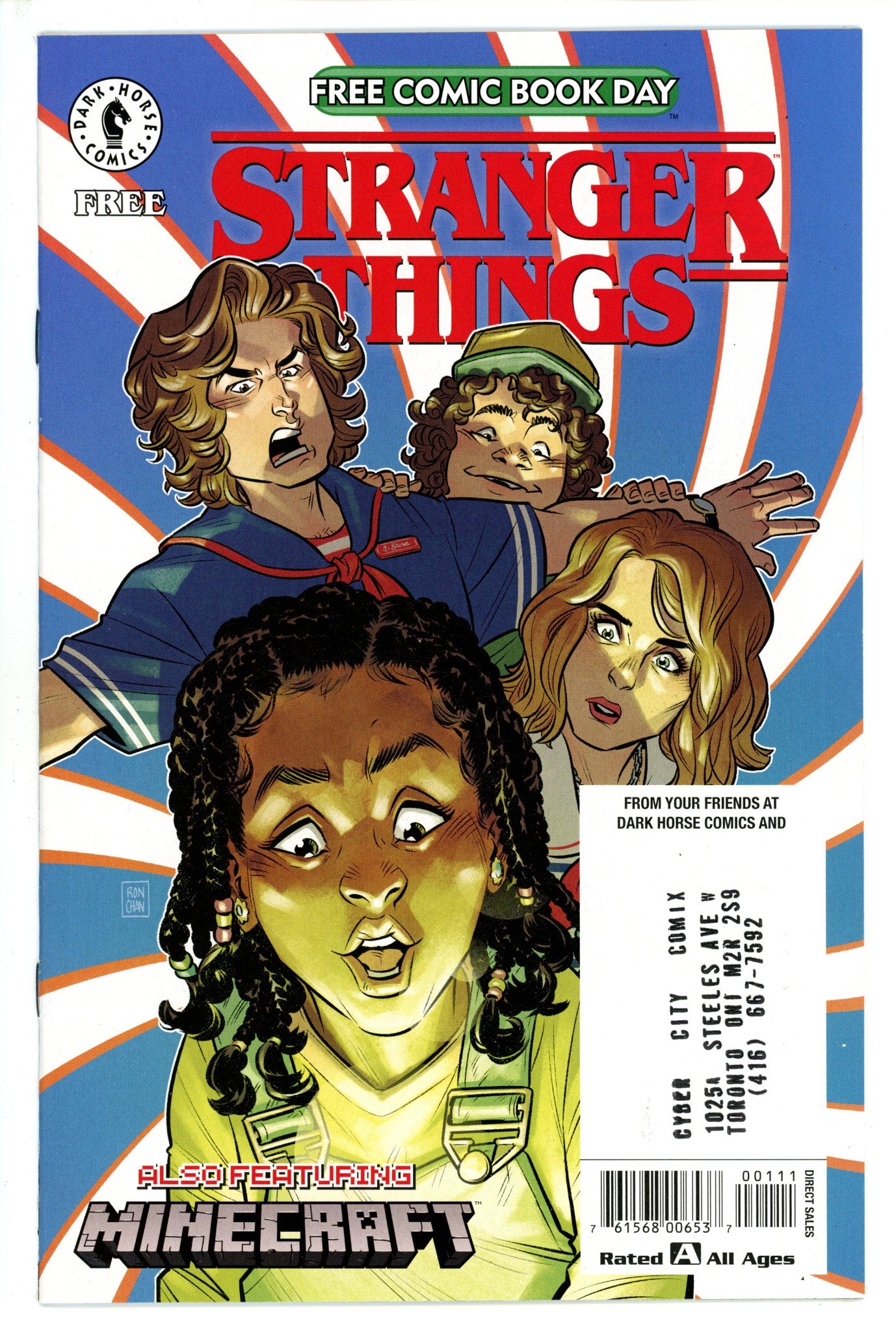FCBD Stranger Things / Minecraft [nn] Stamped (2021)