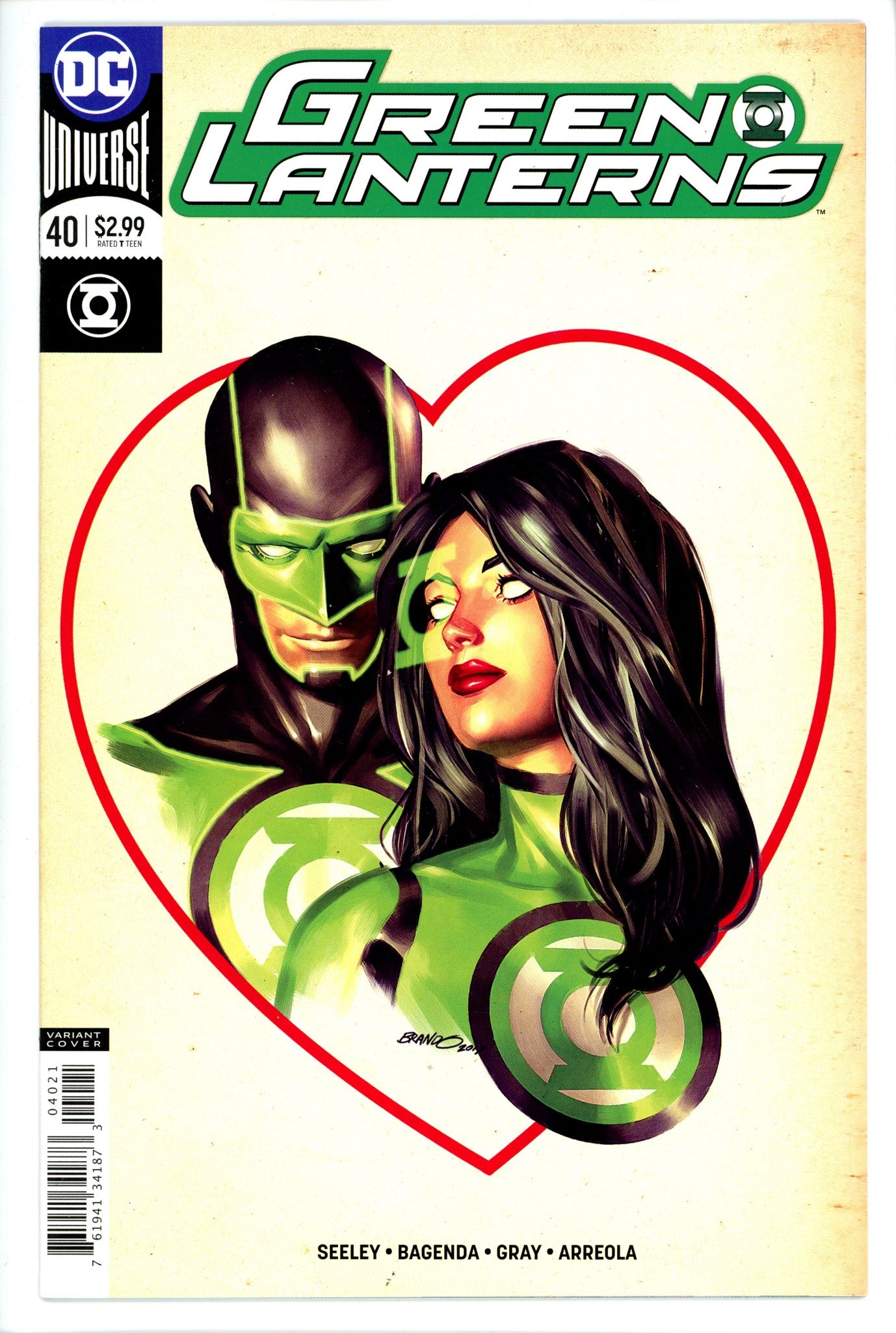 Green Lanterns 40 Peterson Variant VF/NM-DC-CaptCan Comics Inc