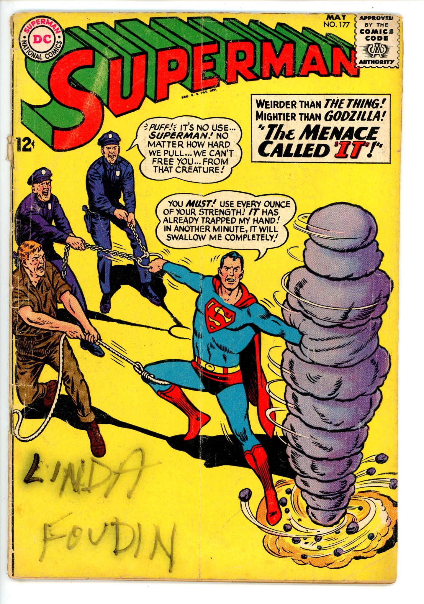 Superman Vol 1 177 GD/VG