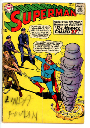 Superman Vol 1 177 GD/VG