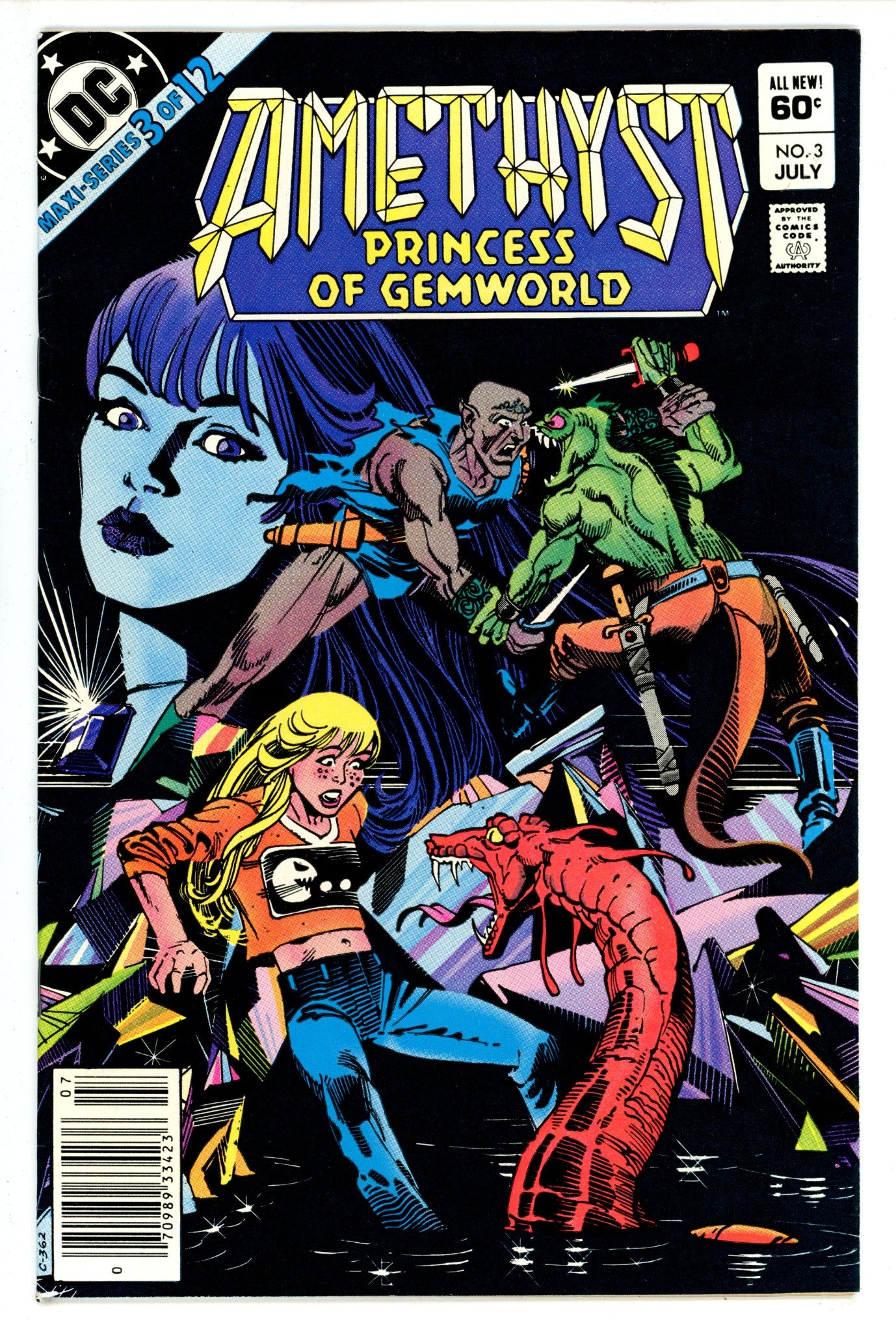 Amethyst, Princess of Gemworld Vol 1 3 Newsstand (1983)