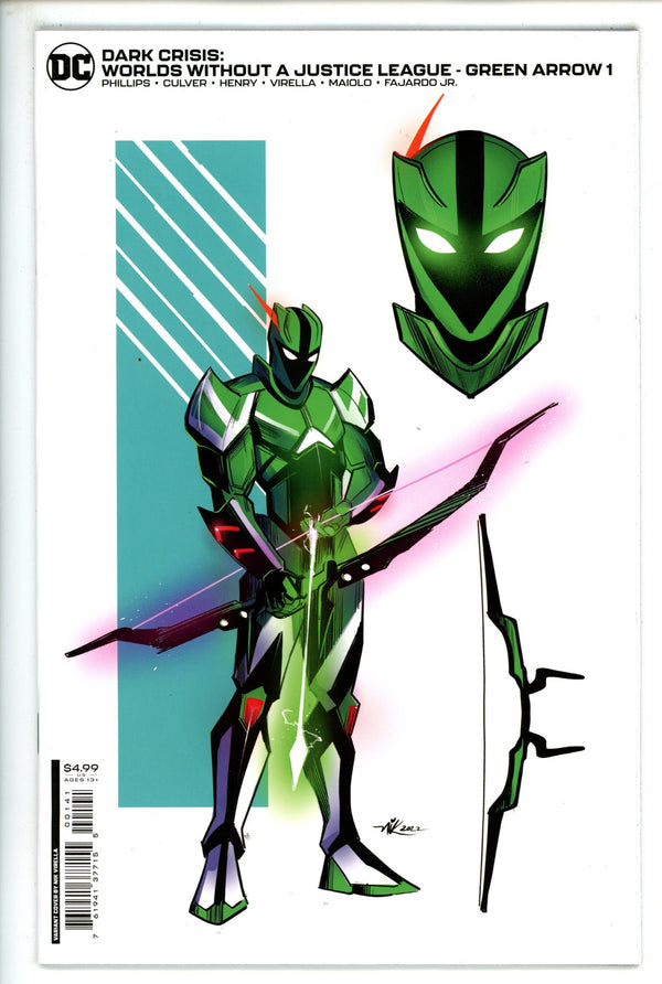Dark Crisis Worlds Without a Justice Green Arrow 1 Virella Variant (2022)