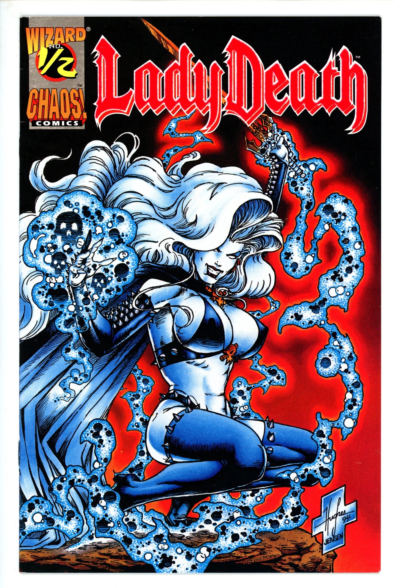 Wizard Presents: Lady Death  44198 Red Felt Variant