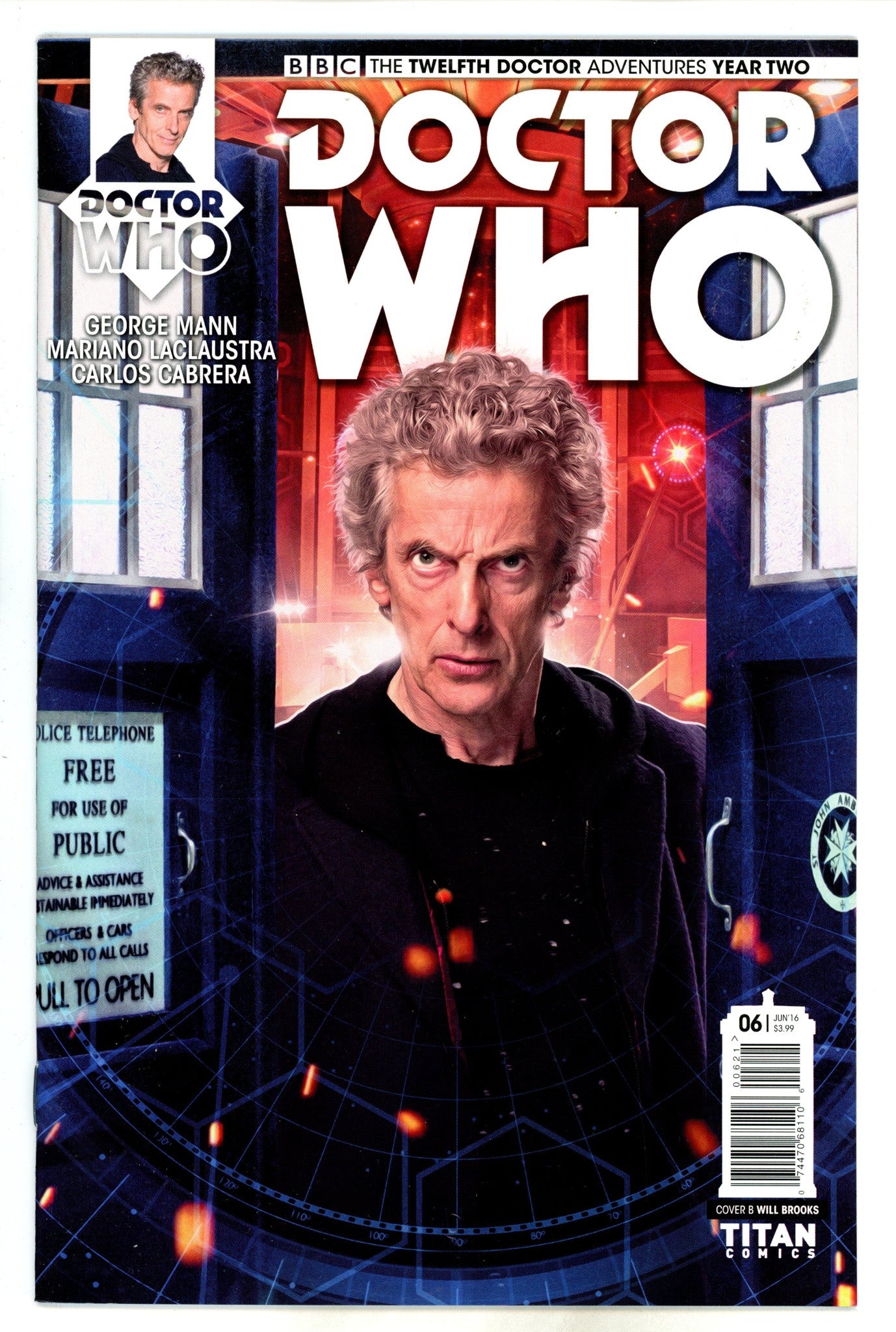 Doctor Who: The Twelfth Doctor Adventures: Year Two 6 Brooks Variant