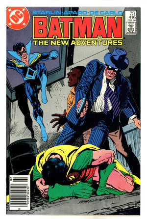 Batman Vol 1 416 2nd Print Newsstand VF/NM